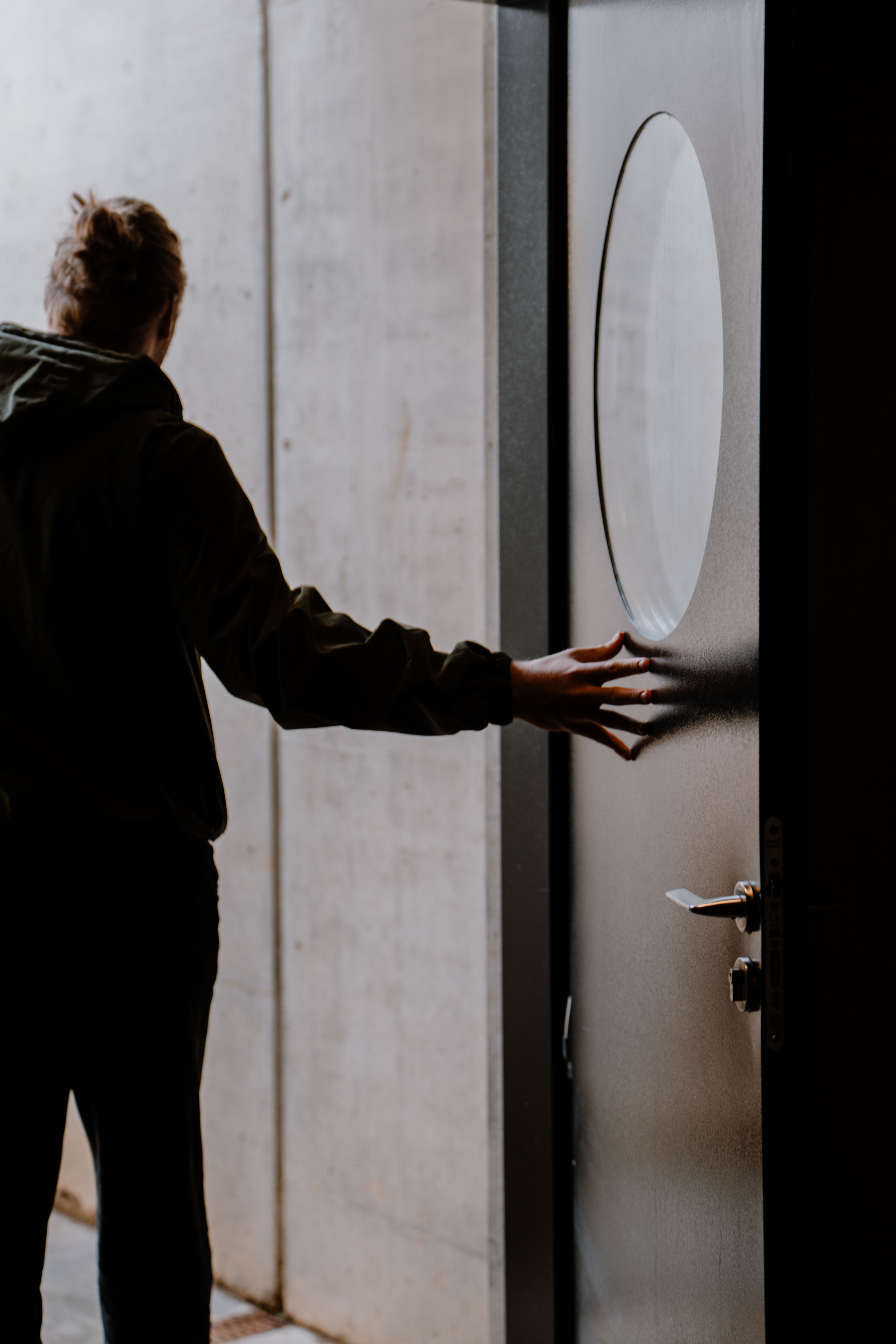 A secured vault-style door inside the OTDC facility.